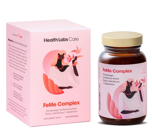 Health Labs Care Health Labs Care FeMe Complex Dla lepszego wchłaniania żelaza 60 kaps