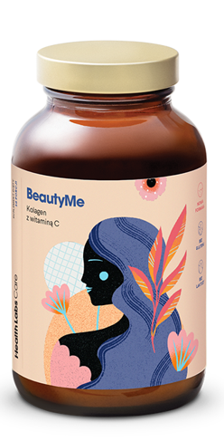 HealthLabs Kolagen z witaminą c (beauty me) - suplement diety 120 g