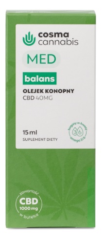 Cosma Cannabis Med Balans Olejek 15 ml