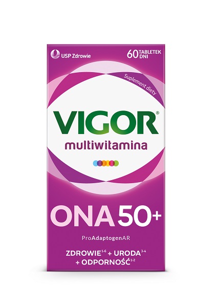 VIGOR Multiwitamina ONA 50+, 60 tabletek
