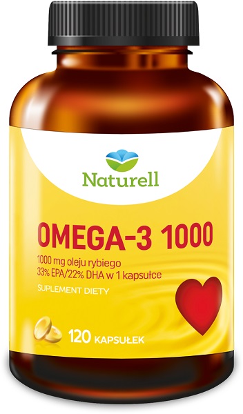 Naturell Omega-3 1000mg 120 kapsułek