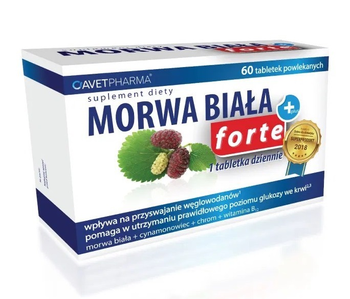 Morwa Biała Plus Forte 60 tabletek 3213121