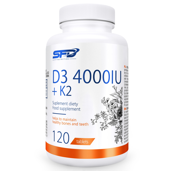 ALLNUTRITION SFD Witamina  D3 4000 + K2  120 tab