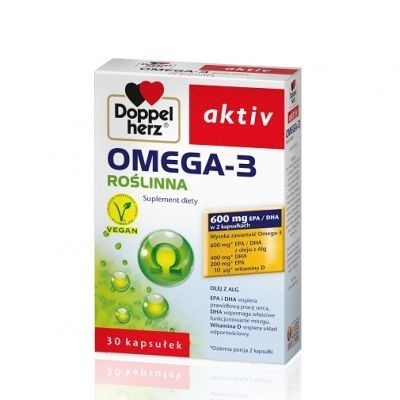 Queisser Pharma GMBH & CO. Doppelherz Aktiv Omega-3 Roślinna 30 kapsułek 3775761