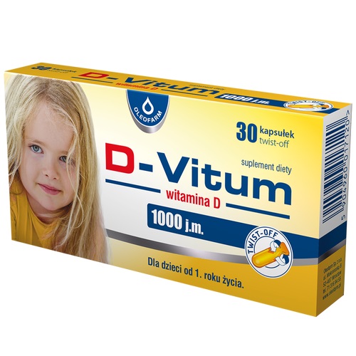 Oleofarm SP Z O.O D-Vitum 1000 j.m. 30 kapsułek