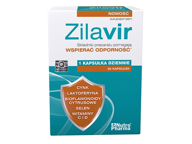 Nutro Pharma Zilavir 30 kapsułek 3724621