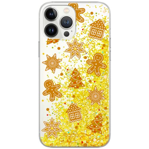 ERT GROUP etui na telefon Apple Iphone XS, case oryginalny i oficjalnie licencjonowany przez Babaco, wzór Winter 005, optymalnie dopasowane, z efektem płynnego brokatu