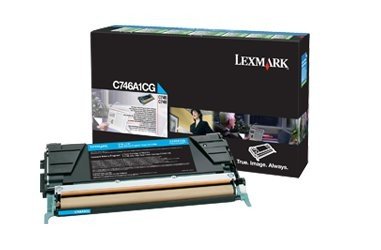 Toner LEXMARK C746A1CG, błękitny, 7000 str.