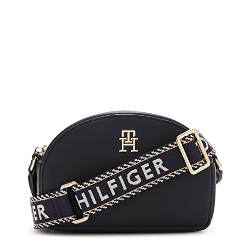 TOMMY HILFIGER Damska torba na aparat Tommy Life Half Moon Crossovers, Space Blue, jeden rozmiar, niebieski (Kosmiczny Błękit)