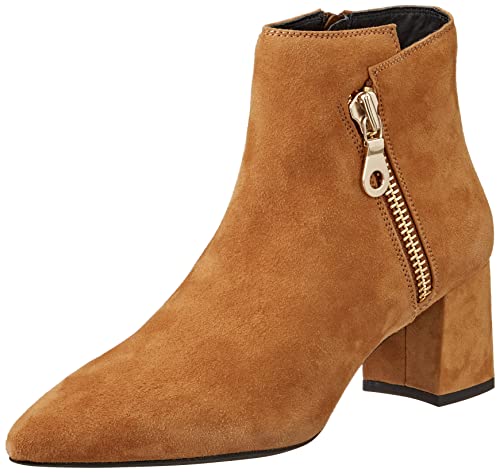 Geox Damskie botki D Bigliana A, koniak, 36.5 EU