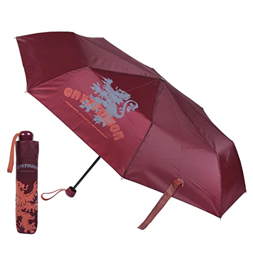 CERDÁ LIFE'S LITTLE MOMENTS Składany parasol dziewczęcy z Gryffindor [Harry Potter] -oficjalna licencja, plecak unisex dla dzieci, Multiciepło, normalny, Multiciepła