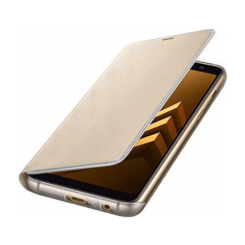 Samsung Etui Neon Flip Cover do Galaxy A8 2018 Złoty EF-FA530PFEGWW) EF-FA530PFEGWW EF-FA530PFEGWW