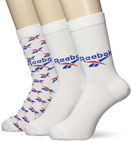 Reebok CL Fo Crew Sock 3P skarpety, unisex, dla dorosłych, biały/Vecblu/Vecred, S