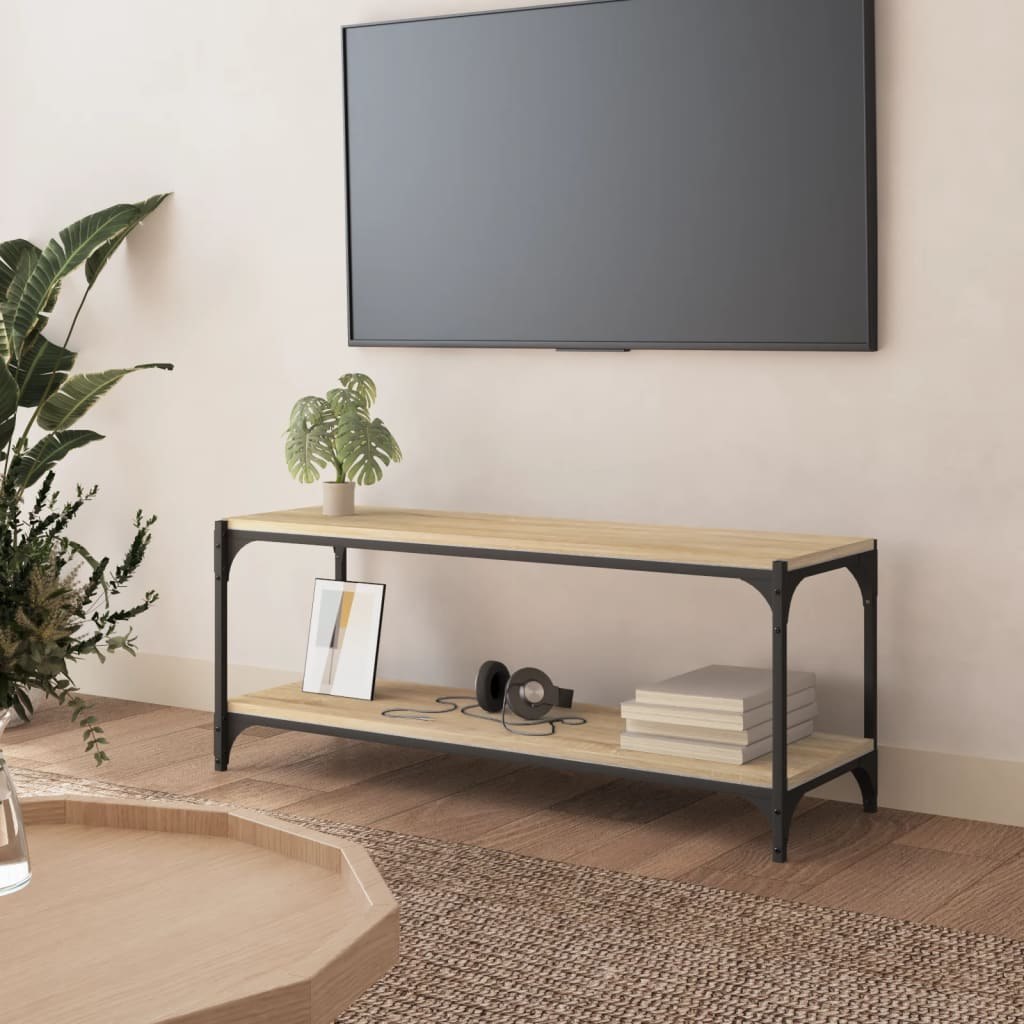 Lumarko Szafka pod TV, dąb sonoma, 100x33x41 cm