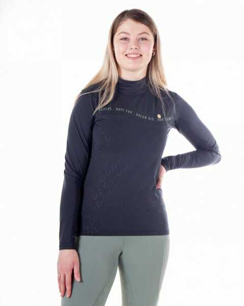 Bluzka damska termoaktywna Equestrian Dream - QHP - iron grey