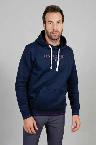 Harcour Bluza męska z kapturem SWISS AW 22/23 - navy