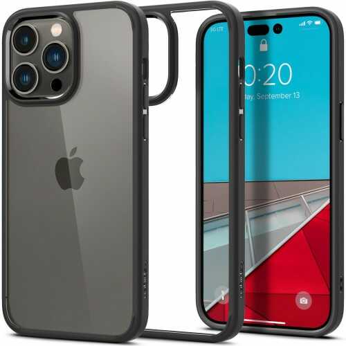 Spigen Etui Crystal Hybrid do iPhone 14 Pro Max przezroczysto-czarne
