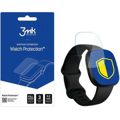 3mk Folia ochronna Watch Protection do Fitbit Versa 3/4, 3 sztuki