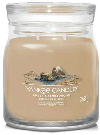 Yankee Candle Świeca zapachowa Amber & Sandalwood średnia
