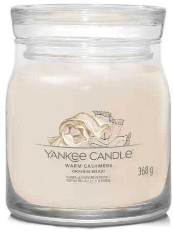Yankee Candle Świeca zapachowa Warm Cashmere średnia