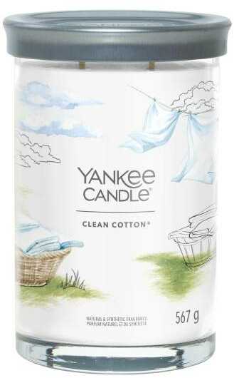 Yankee Candle Świeca zapachowa Clean Cotton tumbler duży