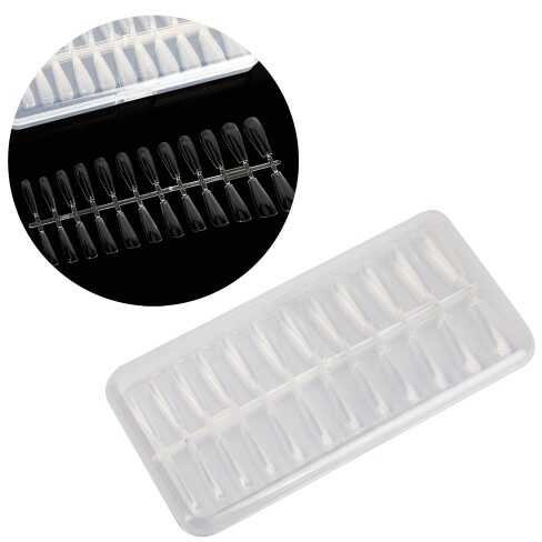 Tipsy ballerina AlleLac clear przezroczyste 240szt model PH-38