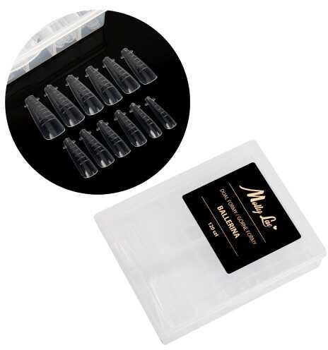 Górne formy dual do budowy paznokci z podziałką MollyLac balerina YQ-3 120 szt