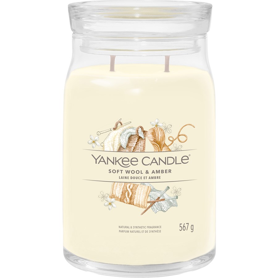 YANKEE CANDLE Świece zapachowe Soft Wool & Amber 368.0 g
