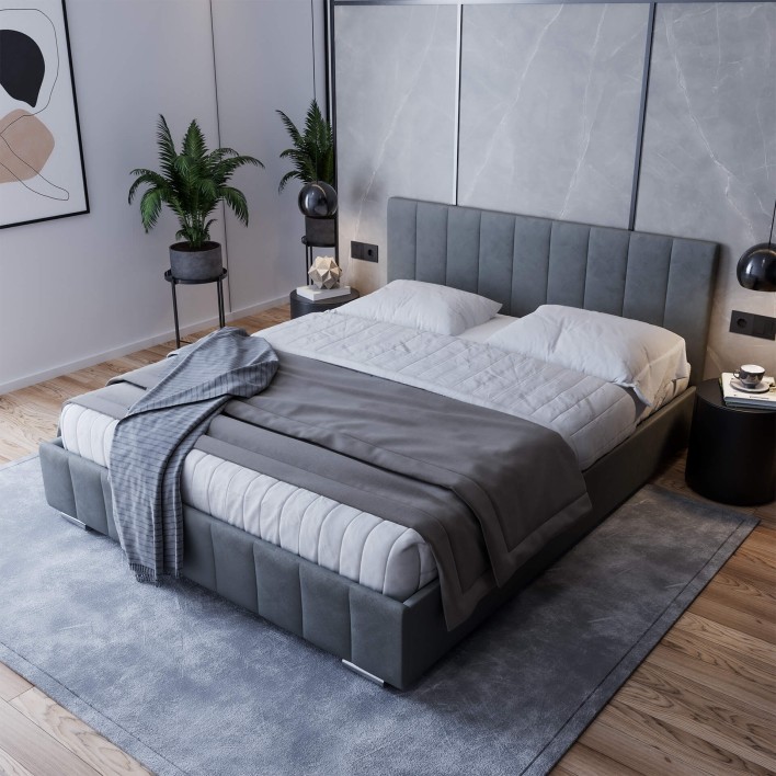 ŁÓŻKO TAPICEROWANE ALICANTE 140x200