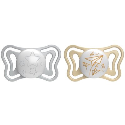 Smoczek CHICCO PhysioForma Light Lumi 6-16 m (2 sztuki)