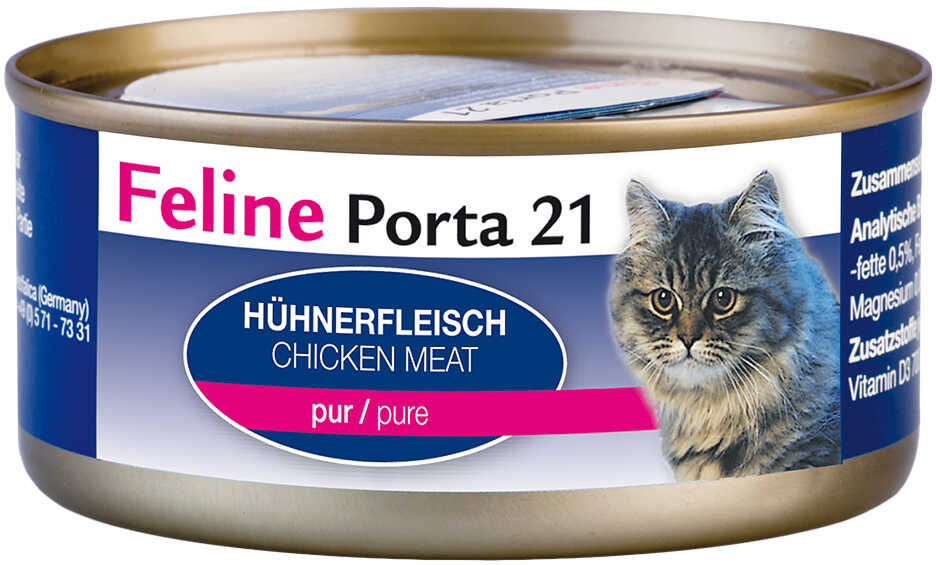 Korzystny zestaw Feline Porta 21, 12 x 156 g - Kurczak w sosie własnym