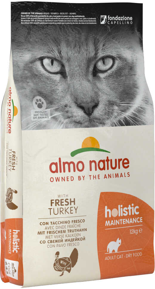 Dwupak Almo Nature Holistic, 2 x 12 kg - Indyk z ryżem Dostawa GRATIS!