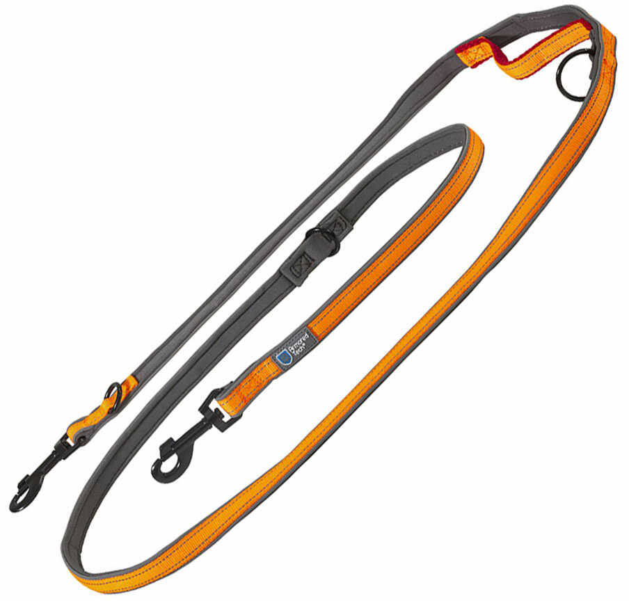 ArmoredTech Dog Control smycz, pomarańczowa - Dł. x szer.: 220 cm x 15 mm