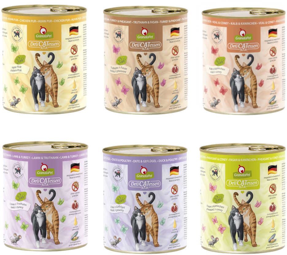 Zestaw próbny GranataPet, 6 x 800 g - Zestaw III