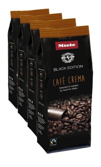 MIELE Kawa ziarnista MIELE Black Edition CAFÉ CREMA 4x250g > Idealny prezent na Dzień Kobiet! Rabaty do 3 | Odbiór w 29 min | Darmowa dostawa | Sprawdź 