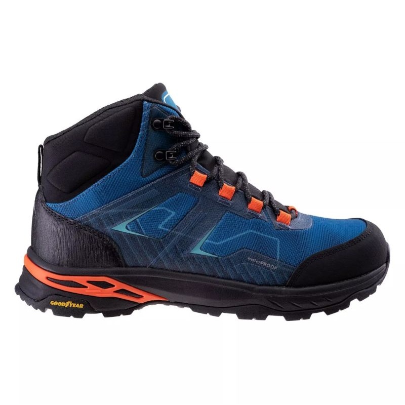 Buty Elbrus Endewa Mid Wp Gr M 92800442292 czarne niebieskie