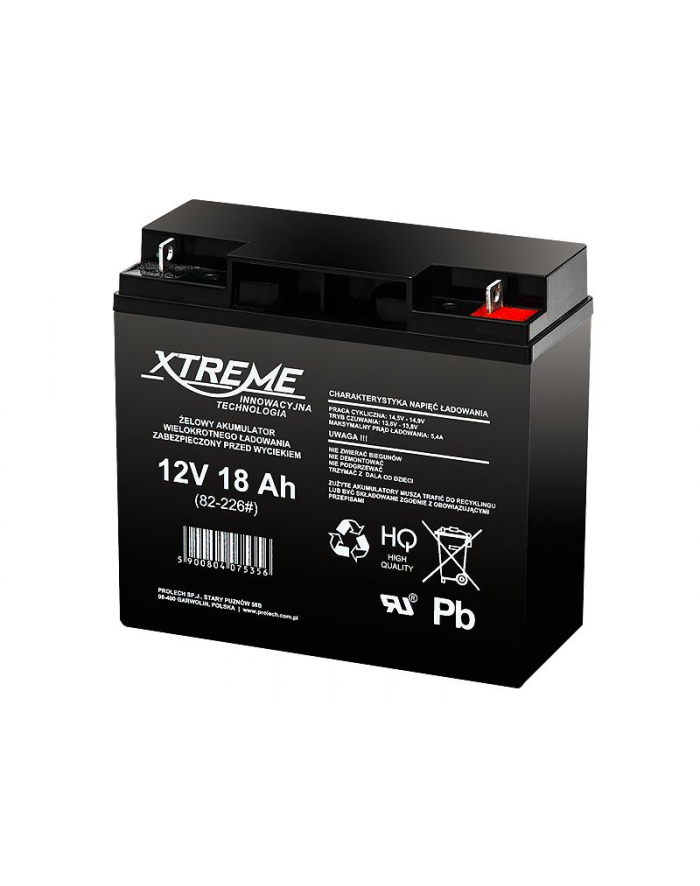 blow XTREME akumulator żelowy 12V 18Ah