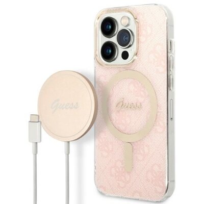 Guess Zestaw GUBPP14LH4EACSP Case+ Charger iPhone 14 Pro 6,1