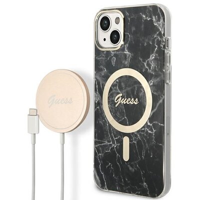 Guess Zestaw GUBPP14MHMEACSK Case+ Charger iPhone 14 Plus 6,7