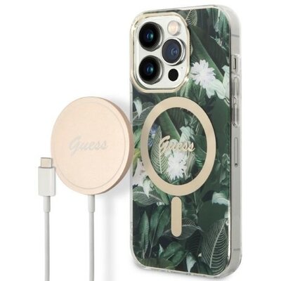Guess Zestaw GUBPP14LHJEACSA Case+ Charger iPhone 14 Pro 6,1