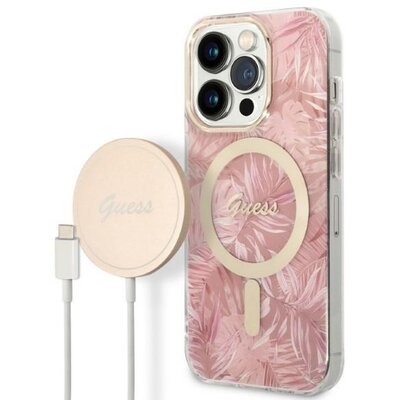 Guess Zestaw GUBPP14LHJEACSP Case+ Charger iPhone 14 Pro 6,1
