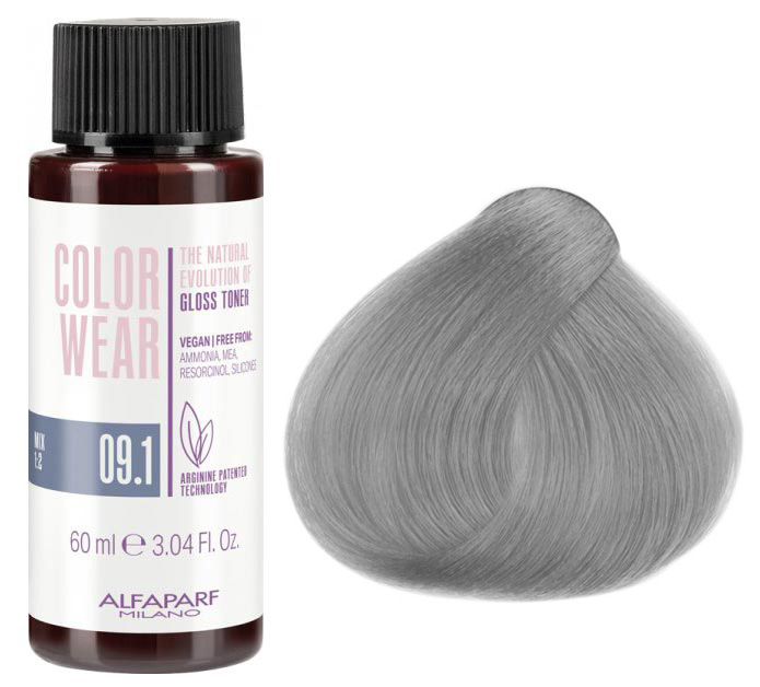Alfaparf Color Wear Gloss, toner do włosów bez amoniaku, 60ml, 9.1