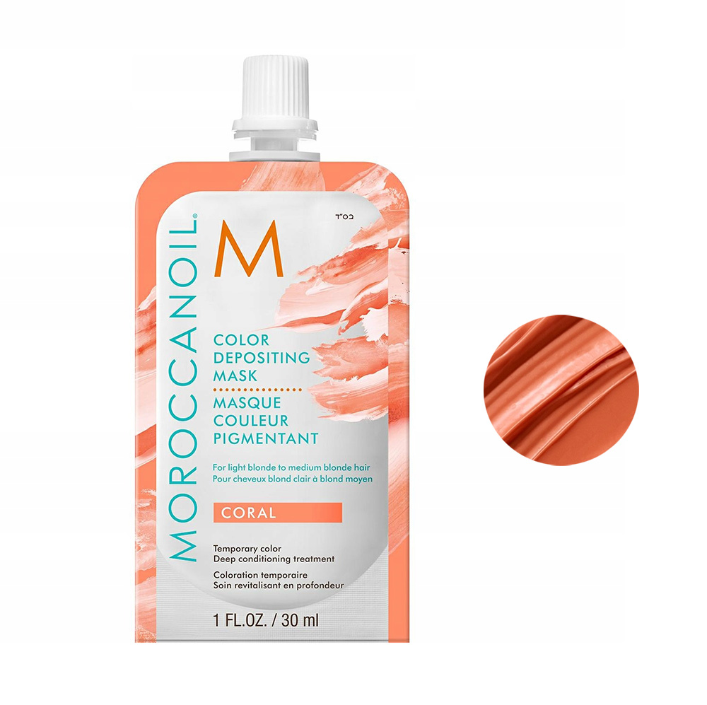 Moroccanoil Color Depositing, maska koloryzująca, 30ml, Coral