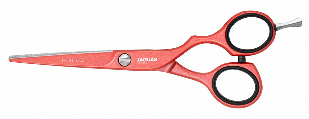 Jaguar Pastel Plus White Line, nożyczki fryzjerskie Coral 5.5