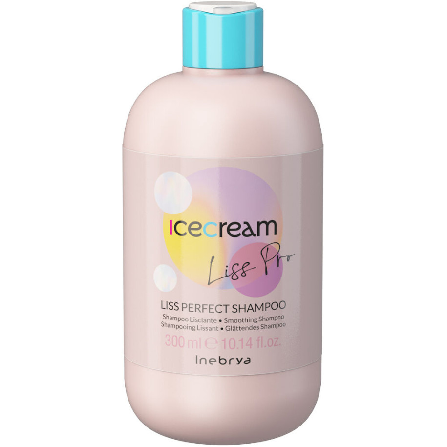 Inebrya Ice Cream Liss Perfect, szampon wygładzający włosy, 300ml