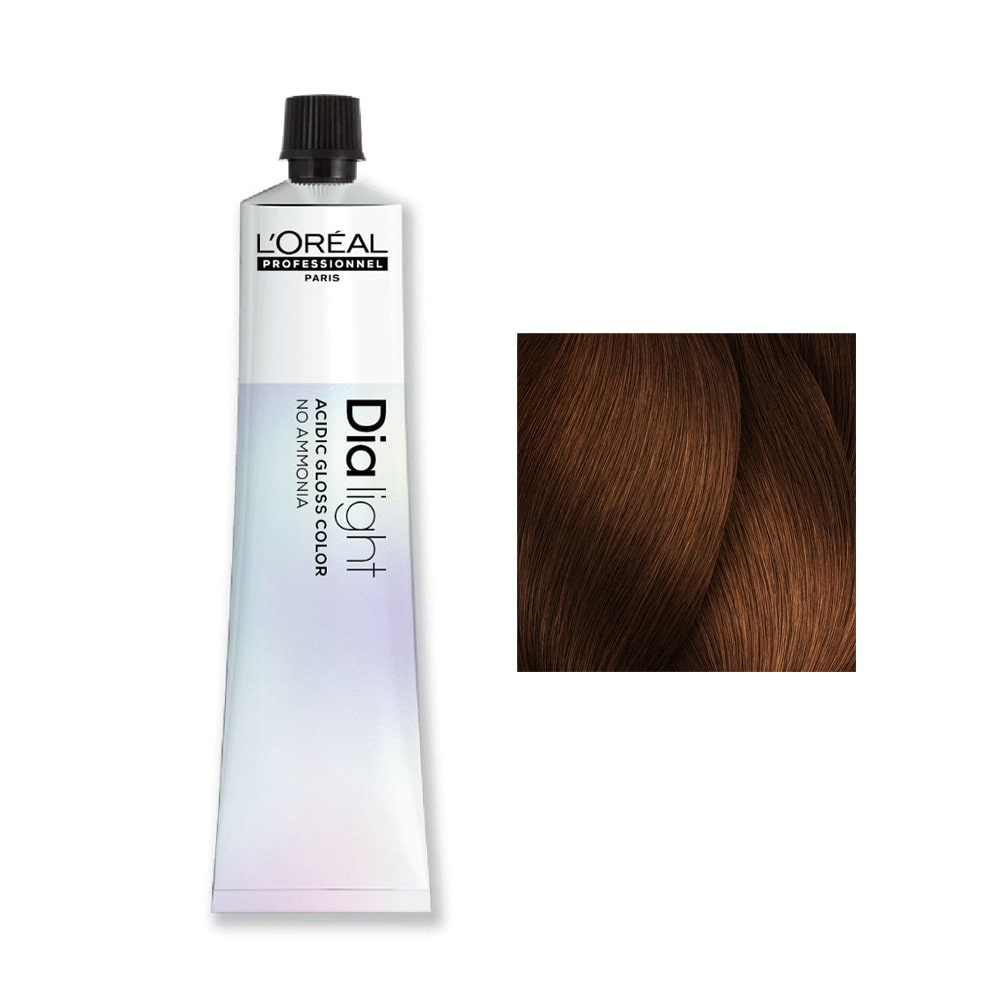 Loreal Dia Light, koloryzacja ton w ton o odczynie kwasowym, 6.34, 50ml