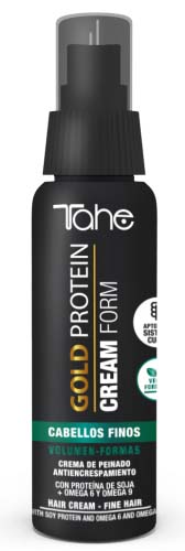 Tahe Gold Protein Volume, krem do stylizacji włosów cienkich i delikatnych, 100ml