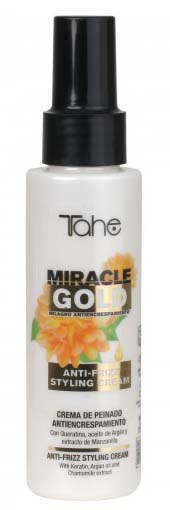 Tahe Miracle Gold, wygładzający krem do stylizacji z olejkiem arganowym, 100ml