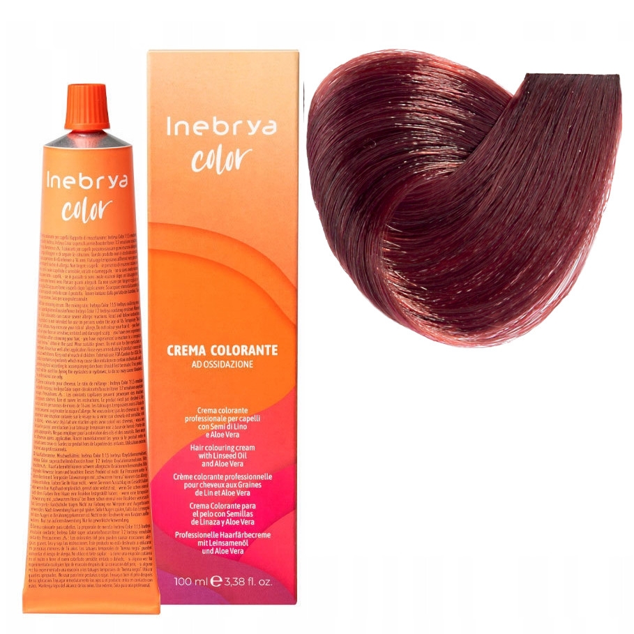 Inebrya Color, farba do włosów, koloryzacja trwała, 6/5, 100ml