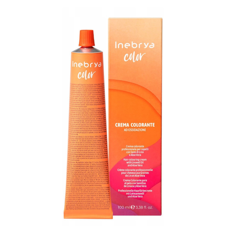 Inebrya Color, farba do włosów, koloryzacja trwała, 6/34, 100ml